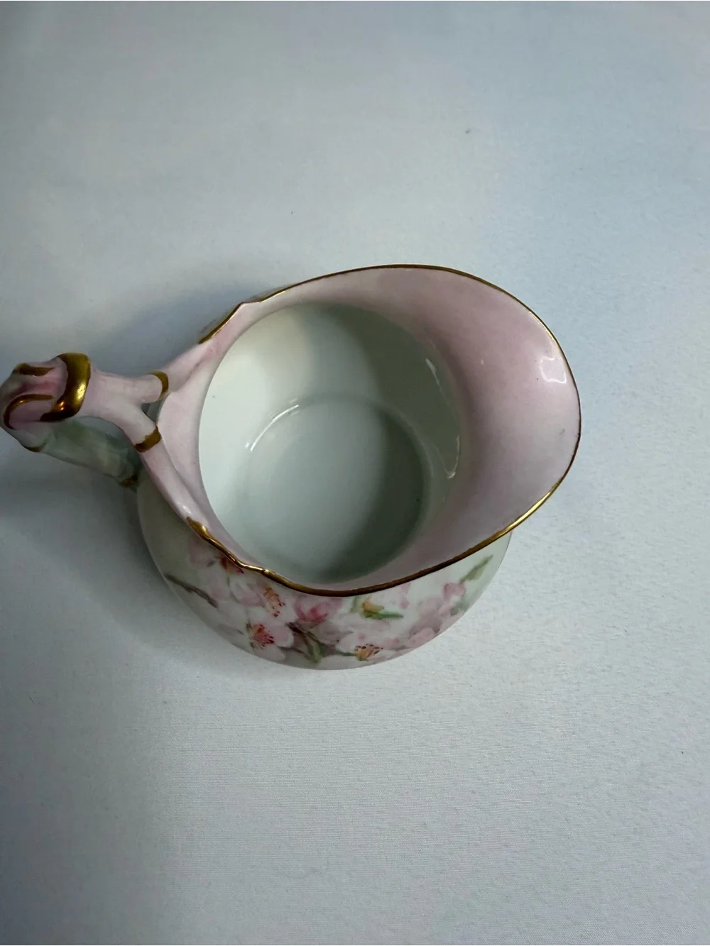 Antique JPL Jean Pouyat Limoges Cherry Blossom Creamer 🌸